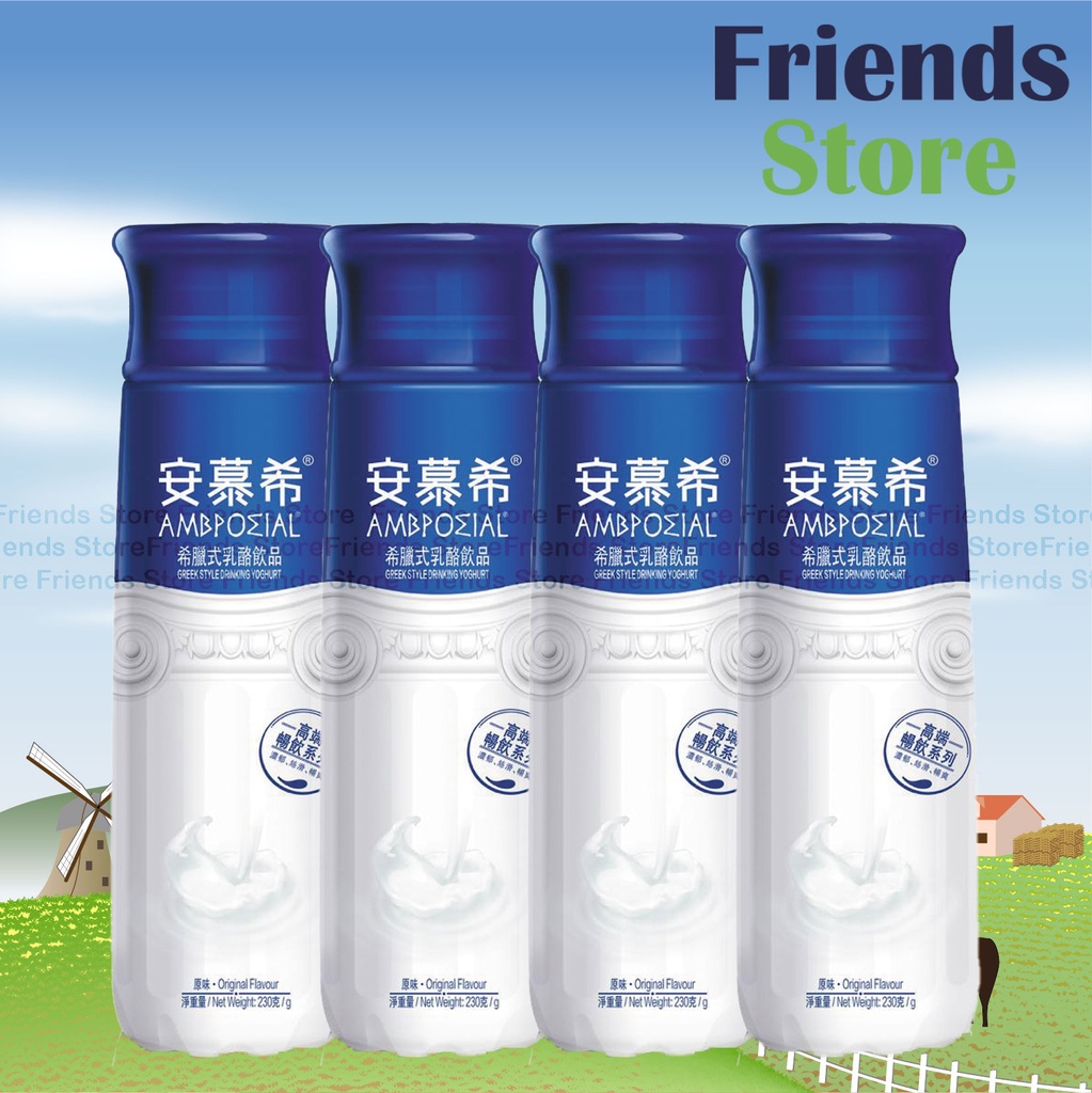 安慕希 - 原味 希臘式乳酪飲品 (230克 X 4)