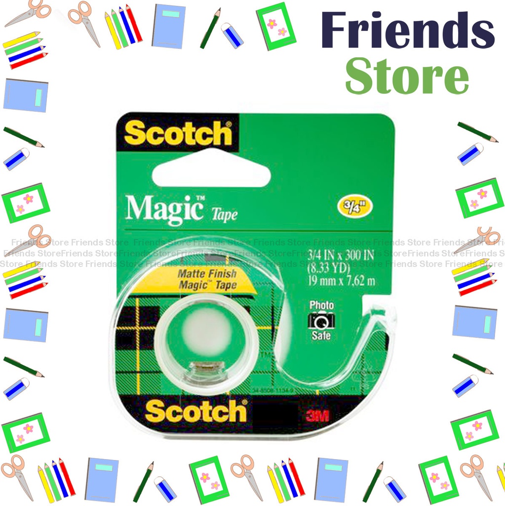 [11146] Scotch - Magic™ Tape in dispenser 3/4"X300"; 105