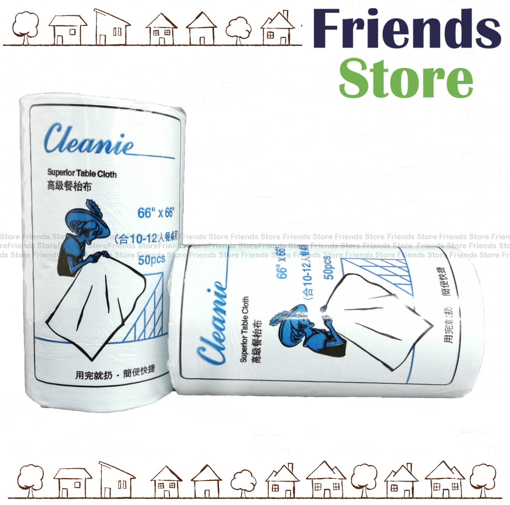 [300163_2] Cleanie - Superior table cloth (66" X 66") X 2
