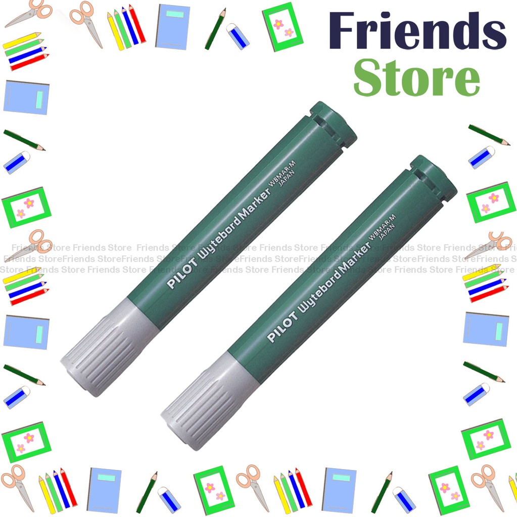 [124007NC] PILOT - WBMAR-M Whiteboard Marker (Green) X 2