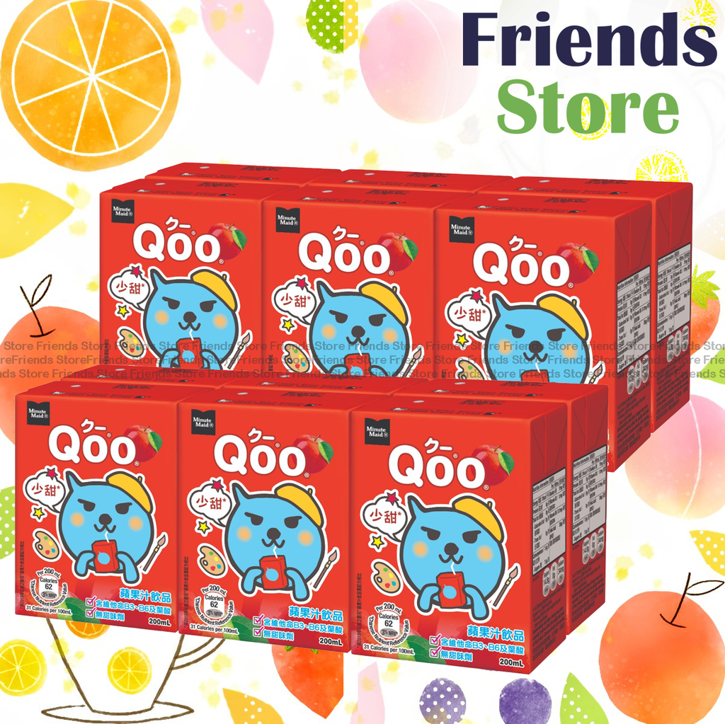 Minute Maid - น้ำผลไม้รสแอปเปิ้ล Qoo (200 มล. x 6 x 2)