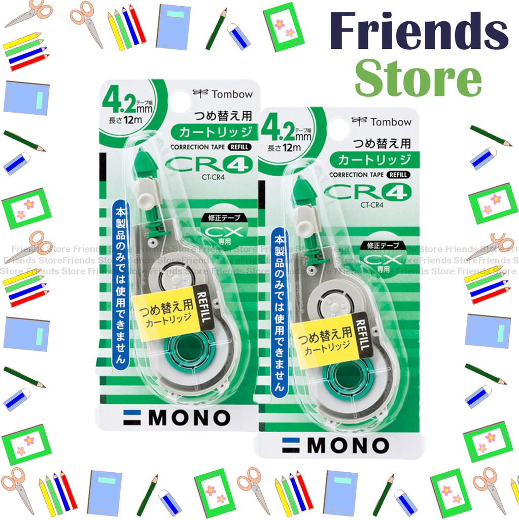 [19008] Tombow - ไส้ดินสอแก้ไขสายตา CT-CR4 ขนาด 4.2 มม. x 12 ม. [2 ชิ้น]