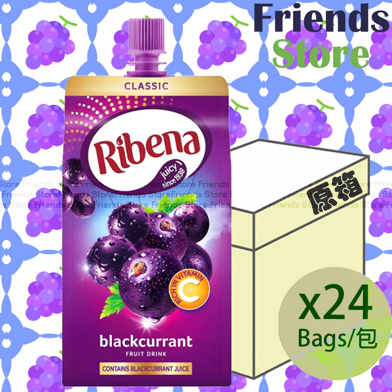 Ribena - [Full Case] Blackcurrant Fruit Drink (300ml X 24)