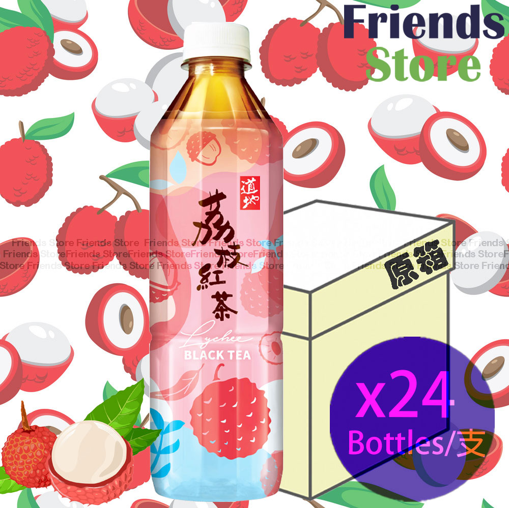 道地 - [原箱] 支裝 荔枝紅茶 (500毫升 X 24) 