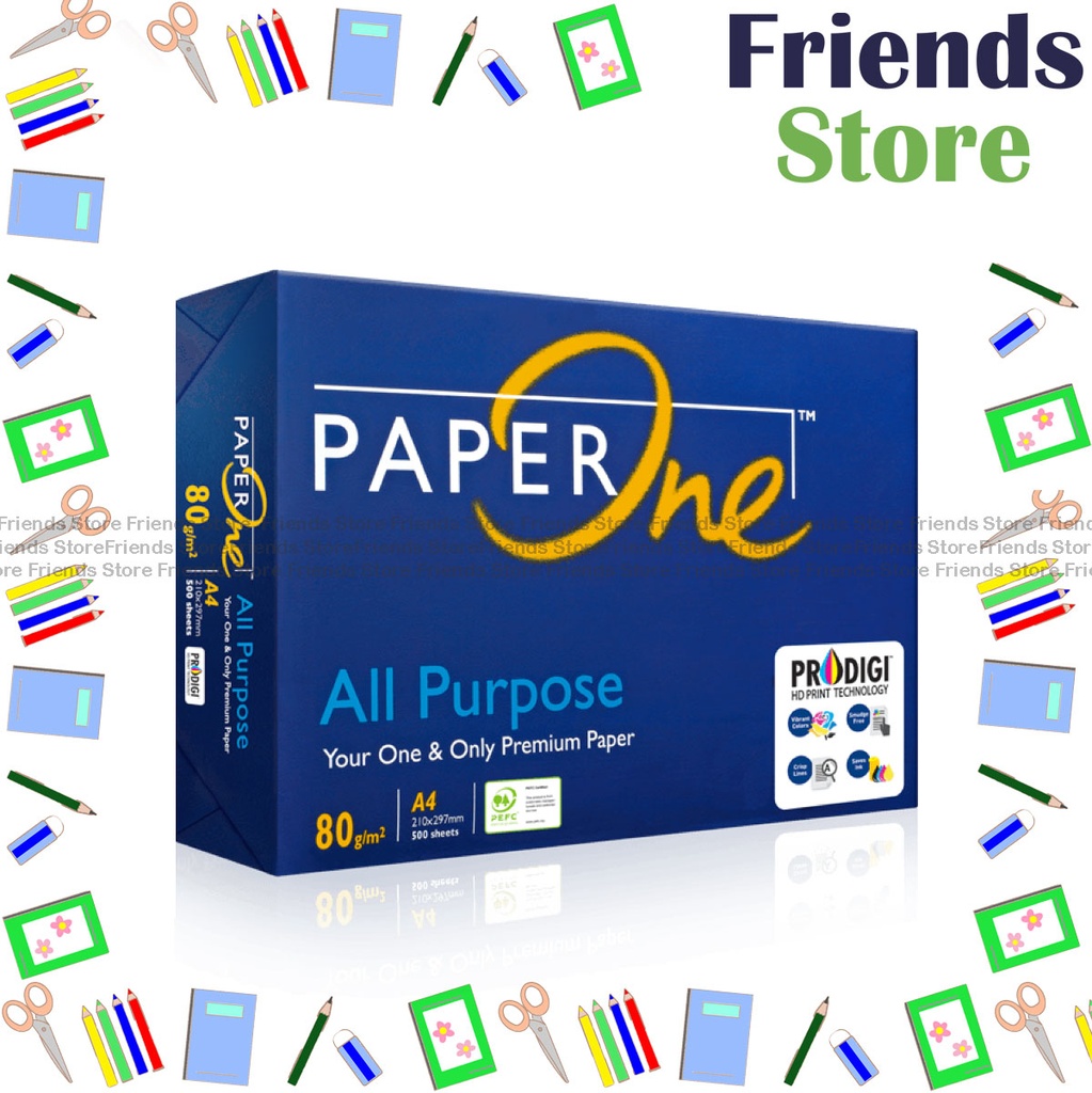 Paperone - A4 多用途影印紙 80磅 - 每包500張