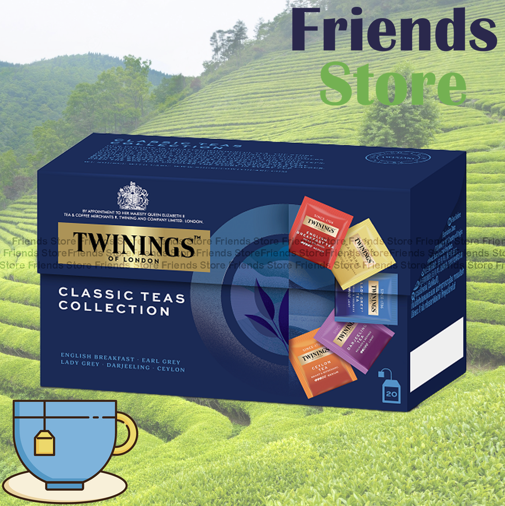 川寧 - 經典 精選紅茶5種口味  茶包飲品 20片裝 (每盒20片)  (香港行貨)