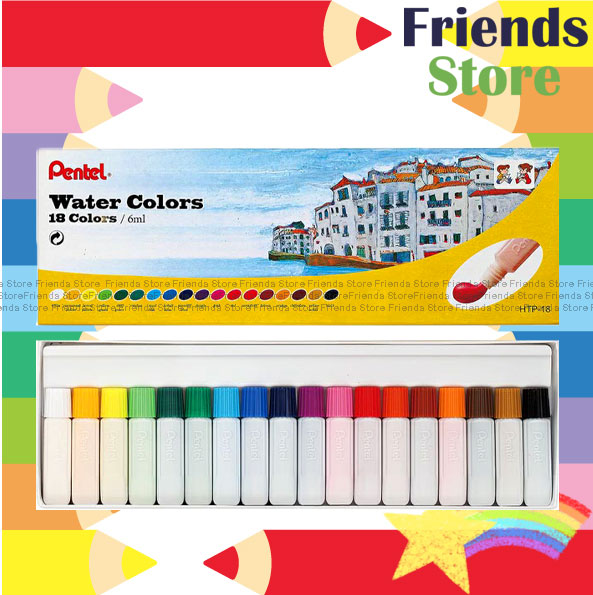 Pentel - 蟠桃兒 18色水彩  HTP-18