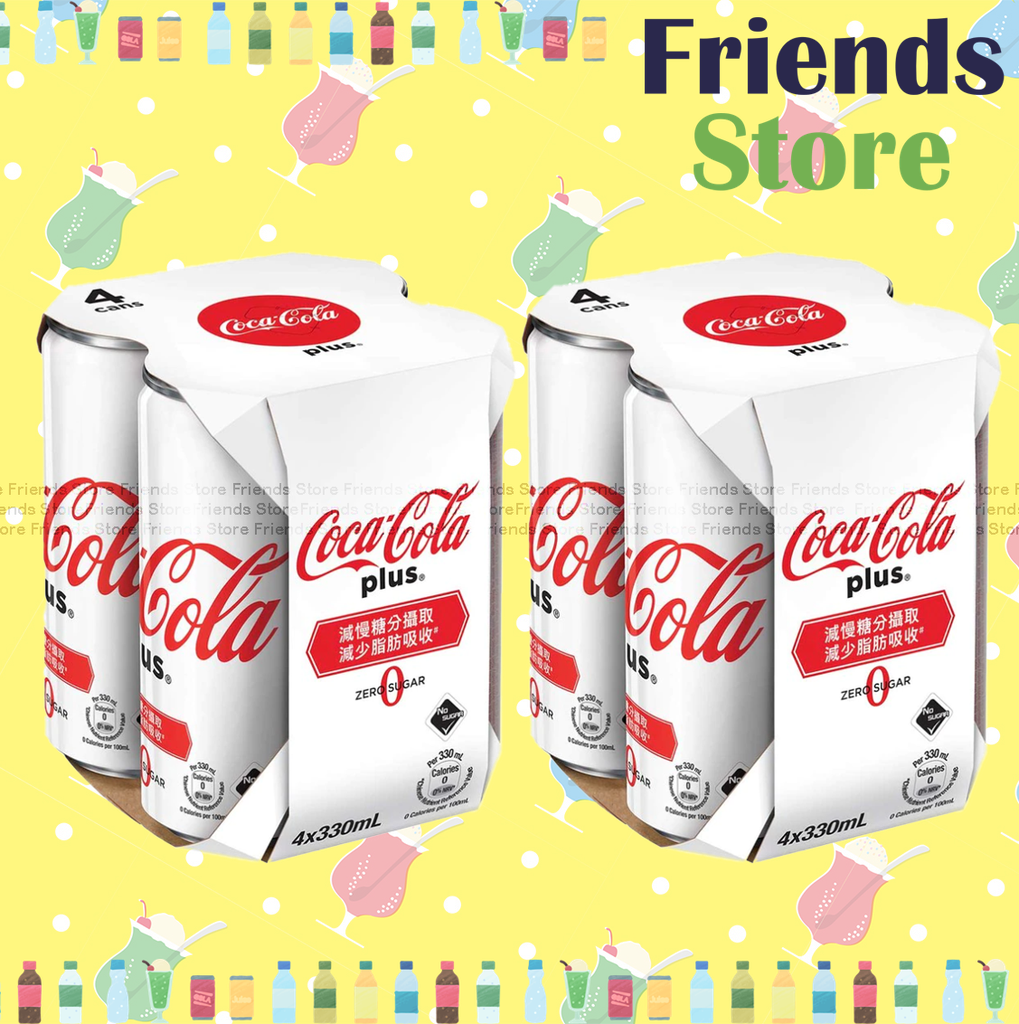 可口可樂 - 高罐 Plus 加系可樂膳食纖維(無糖汽水)  (330毫升 X 4 X 2) #Coke #Coca-Cola