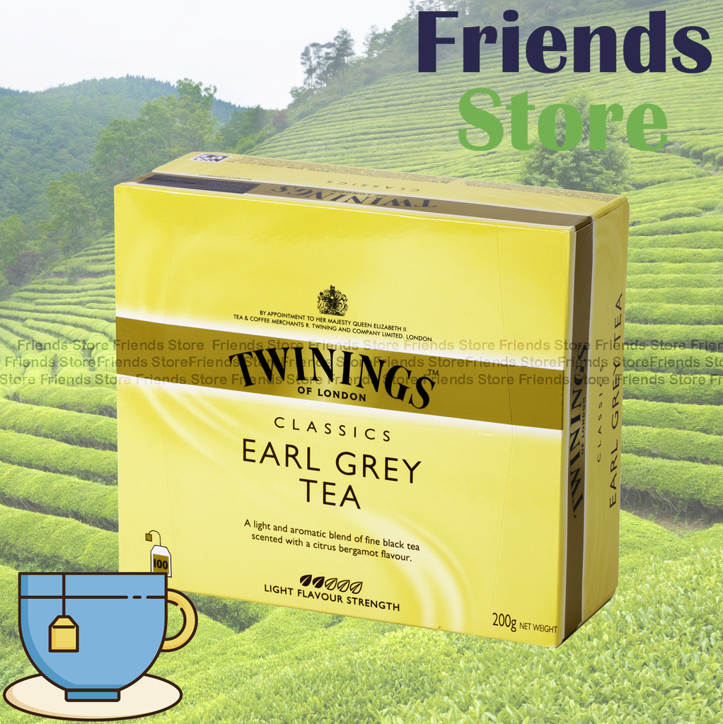 ชาเอิร์ลเกรย์คลาสสิก ทไวนิงส์ (บรรจุภัณฑ์แบบรวม) (100 ซอง/กล่อง X 1) (สินค้าจากตัวแทนจำหน่ายในฮ่องกง)