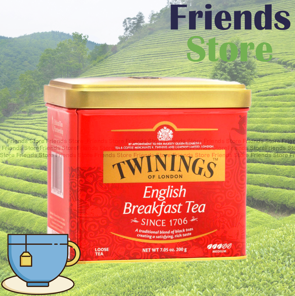 川寧 - 經典 鐵罐散茶葉裝 英式早餐紅茶 飲品 (每盒200克) (香港行貨)