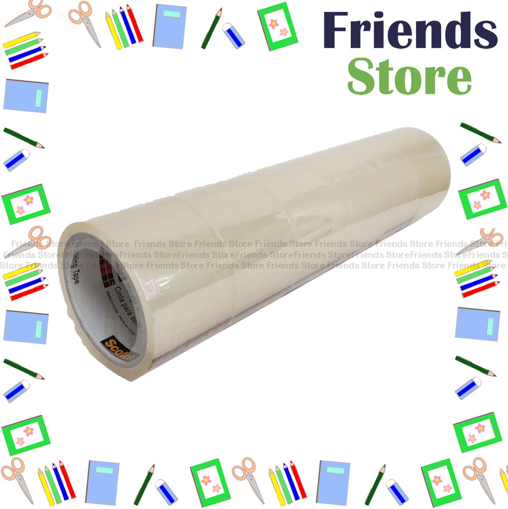 [3M3609C2] 3M - Box Sealing Tape 60mm X 30m (Clear) 3609-C