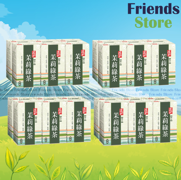 道地 - [原箱] 紙包裝 茉莉綠茶  飲品 (250毫升 X 6 X 4)