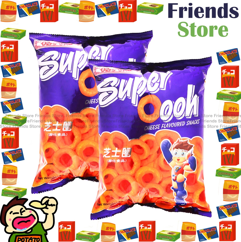 [4007685E] Sze Hing Loong - 大包裝 ขนมรสซุปเปอร์อู้ชีส (60g X 2)