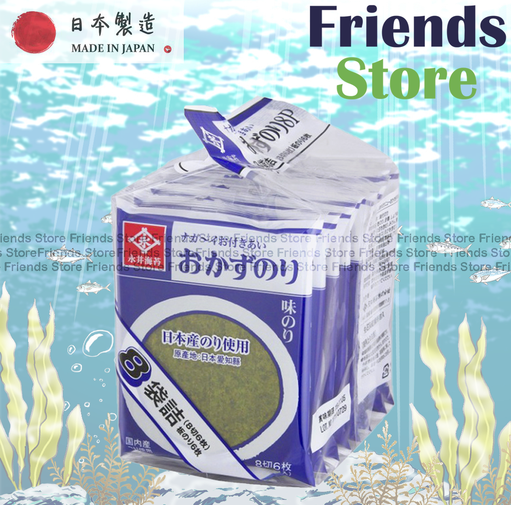 永井海苔 - 味付海苔 紫菜 零食 食品 (2.2克 X 8)   (平行進口)
