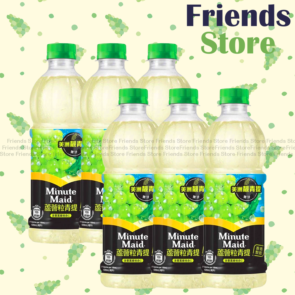 ミニッツメイド - （6本入り）グリーングレープジュースドリンク（420ml×6）