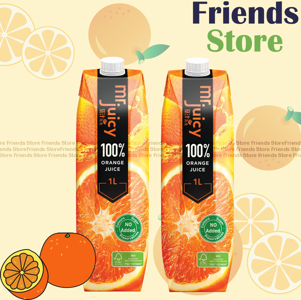 Mr. Juicy - 100% Orange Juice (1L x 2)
