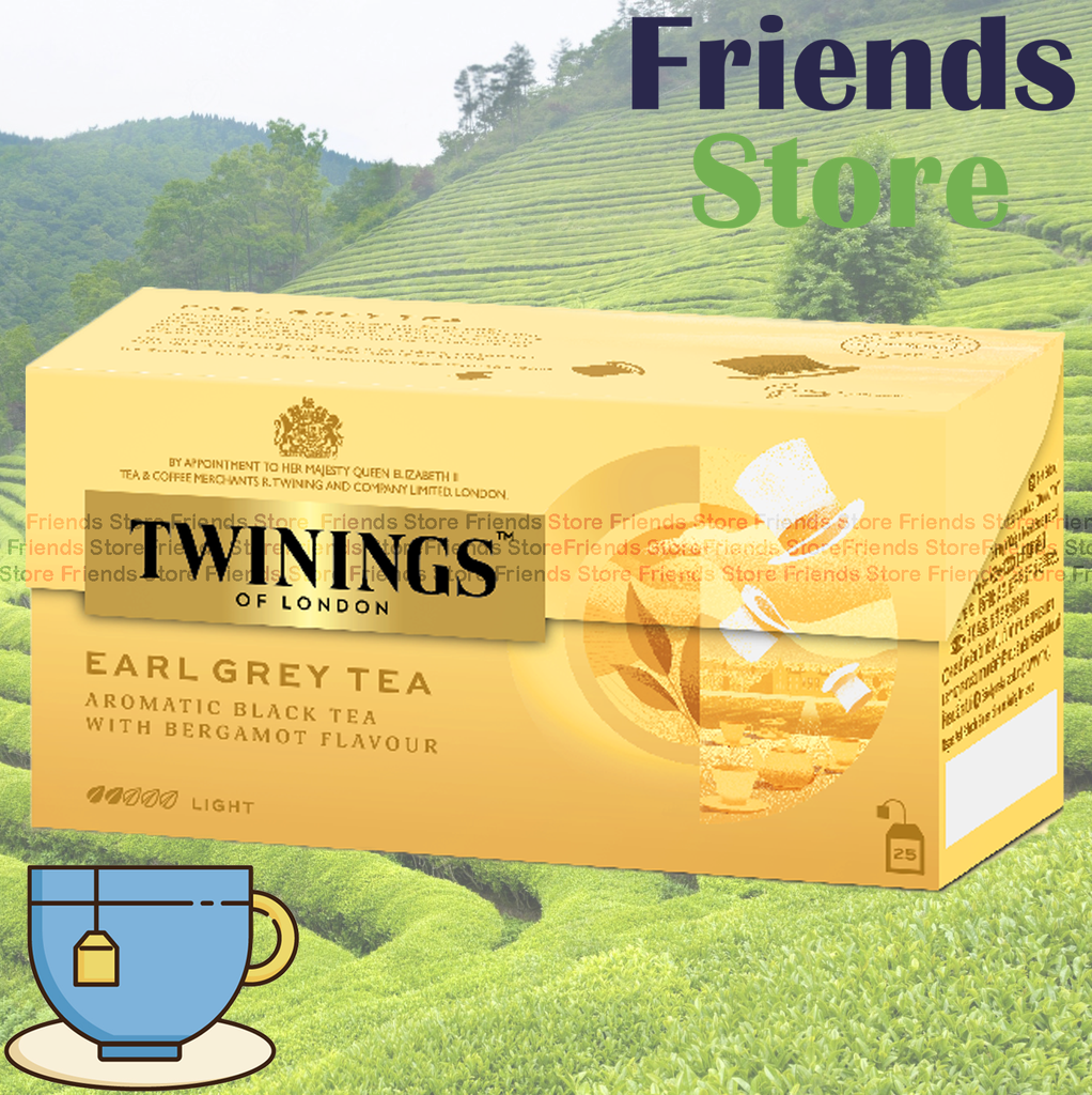 TWININGS - Classic Black Tea Earl Grey Tea (25s/box X 2g) (Dealer's Goods of HK)