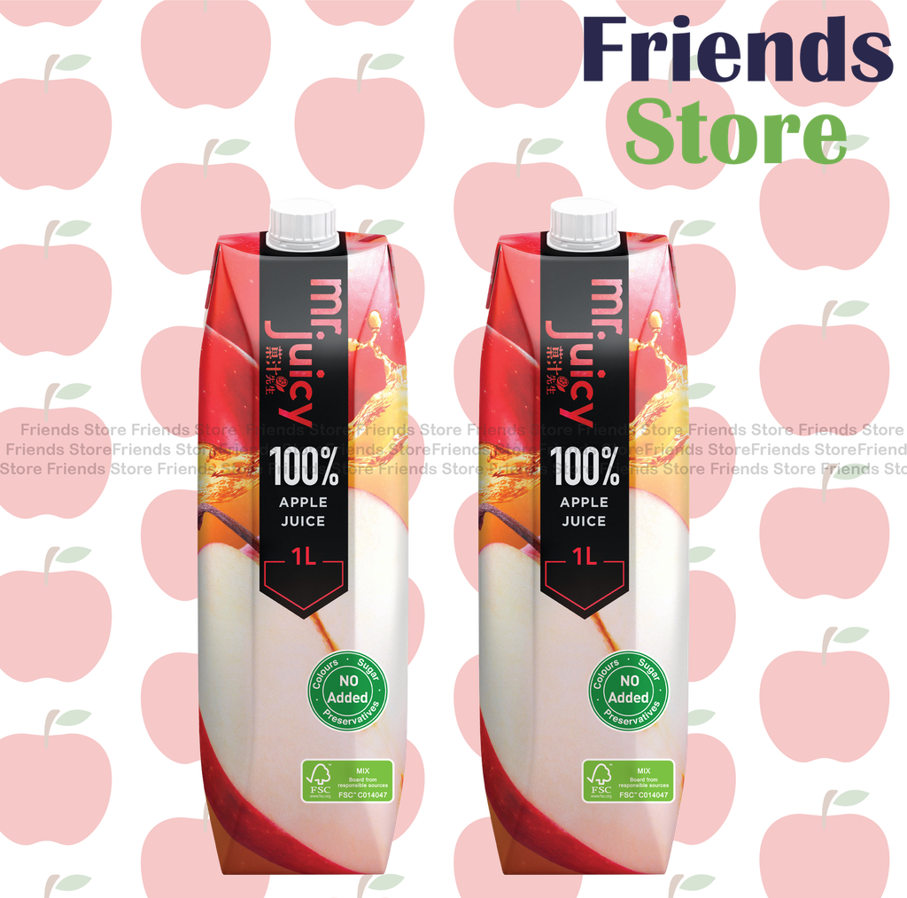 菓汁先生 - 100% 蘋果汁 (1公升 X 2)