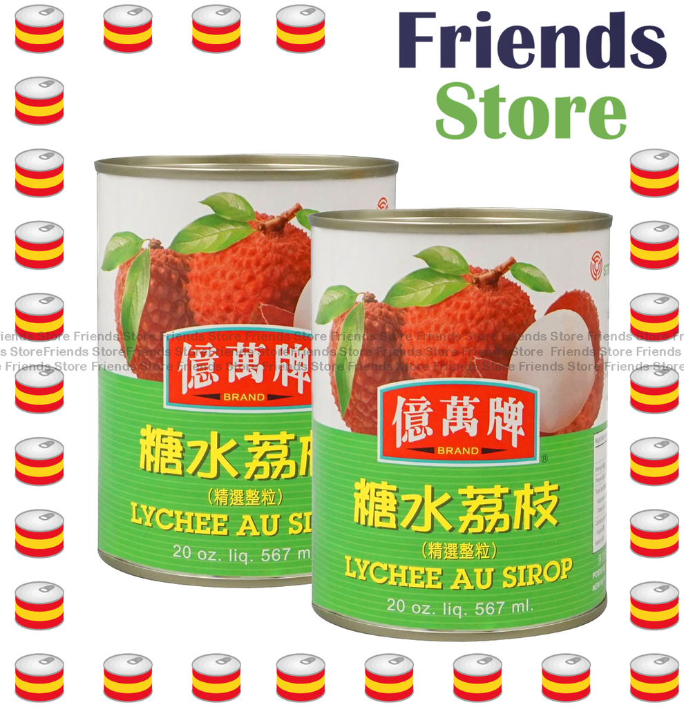 Eman's - Lychees  in Syrup whole; Choice (567g X 2)