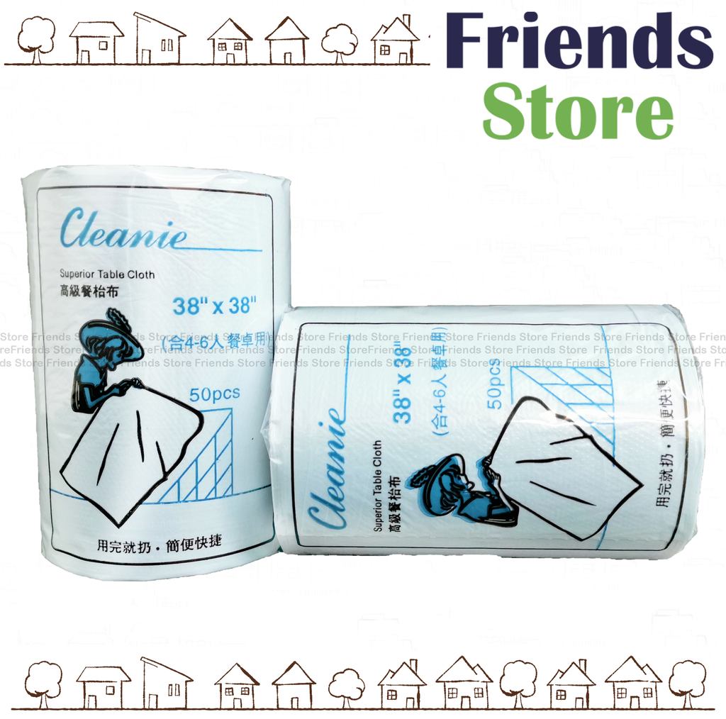 [300161_2] Cleanie - Superior table cloth (38" X 38") X 2