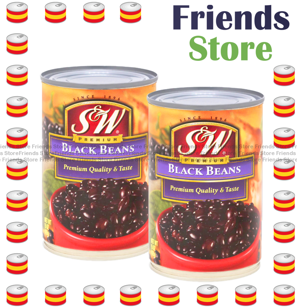 S&W - Black Beans  (425g X 2)
