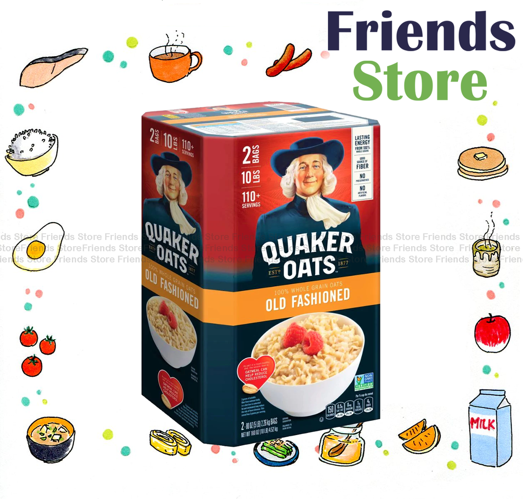 クエーカー - オールドファッションド オートミール (5 ポンド/袋 x 2) (並行輸入品)