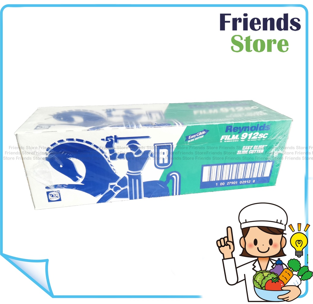 [W110802] Reynolds’ - Plastic Film Roll with Slide Cutter 912