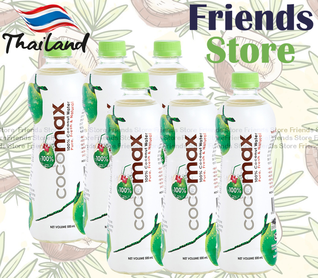Cocomax - 泰國 100% 純天然椰青水 飲品 (500毫升 x 6)