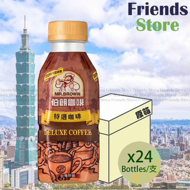 伯朗咖啡 - [原箱] 樽裝 特選咖啡 (330毫升 X 4 X 6) 新舊包裝隨機發放 #coffee
