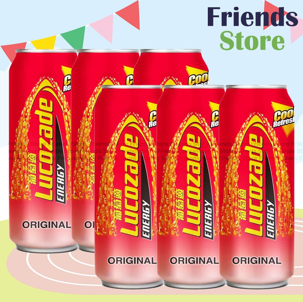 Lucozade - Energy Drinks - Original Flavour (325ml X 6)