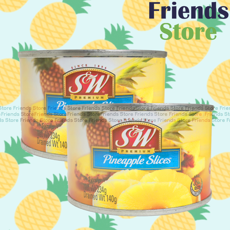 [4004422A] S&W - สับปะรดหั่นชิ้น (234 กรัม x 2)