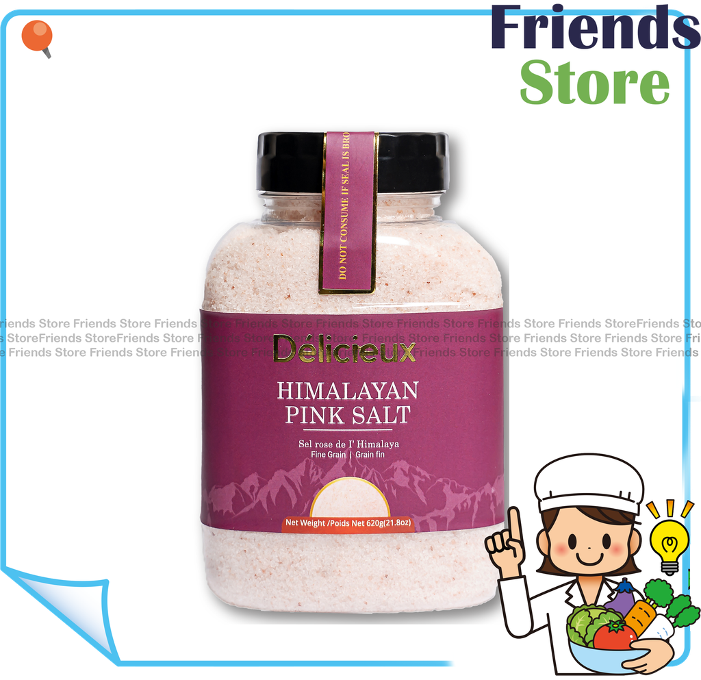 Délicieux - Ancient Himalayan Pink Salts Fine Grain 幼鹽(620g)