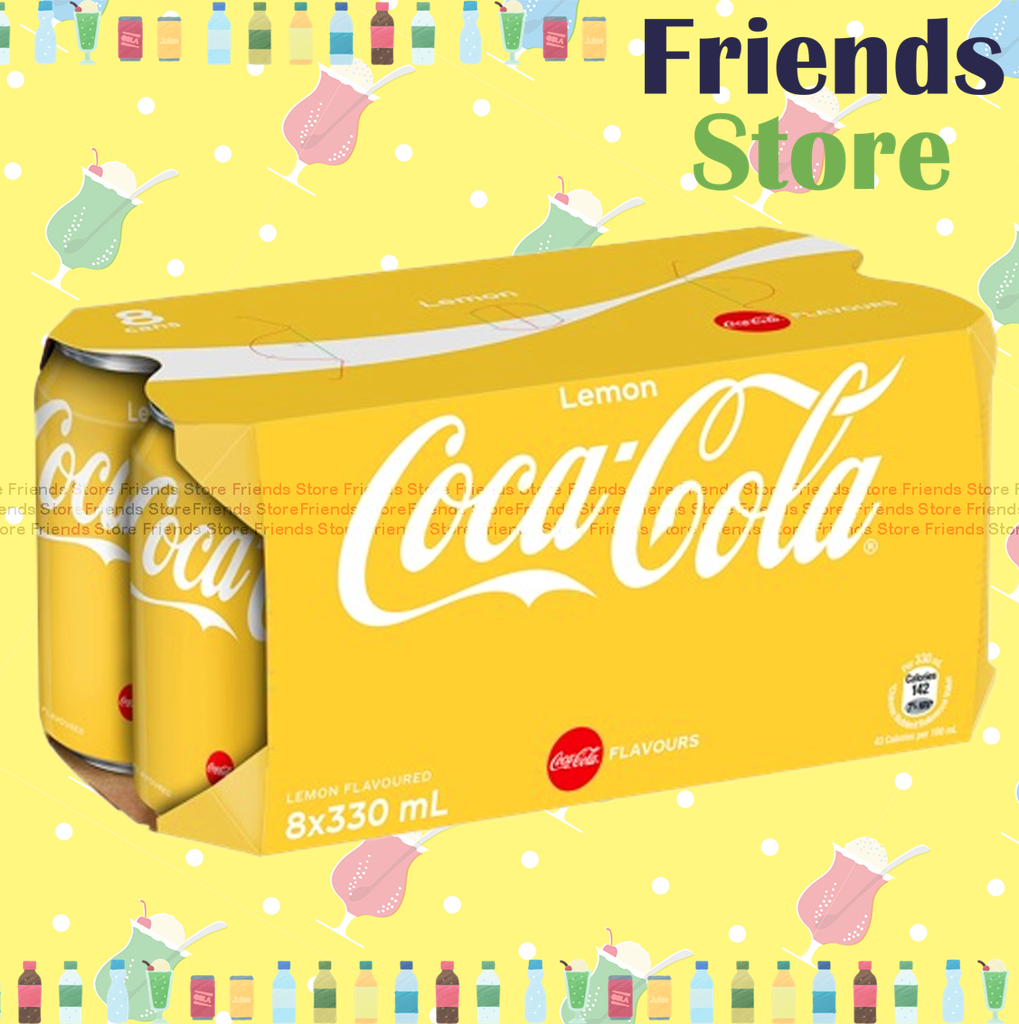 可口可樂 - 檸檬味可樂汽水 (330毫升 X 8) #Coke #Coca-Cola