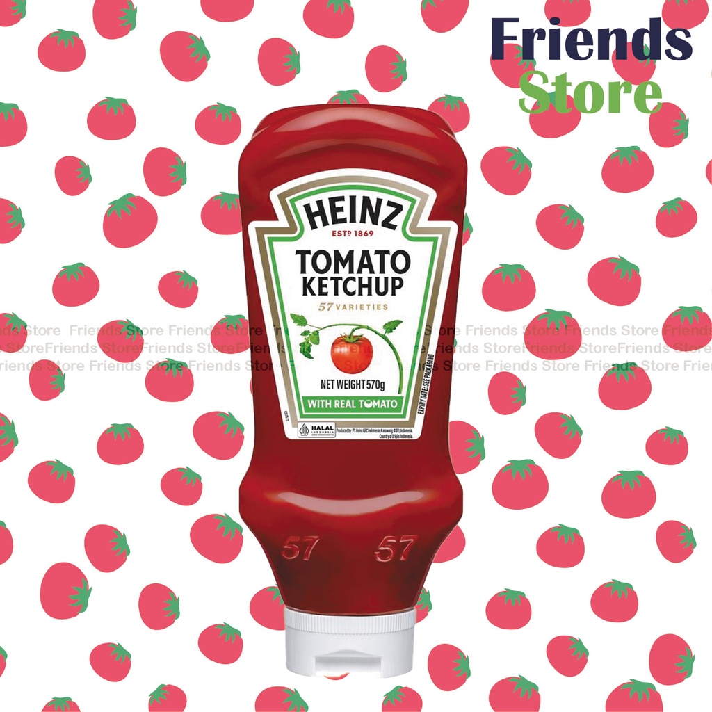 [40007718] HEINZ - Tomato Ketchup Squeezable (570g) new/old packing randomly distributed