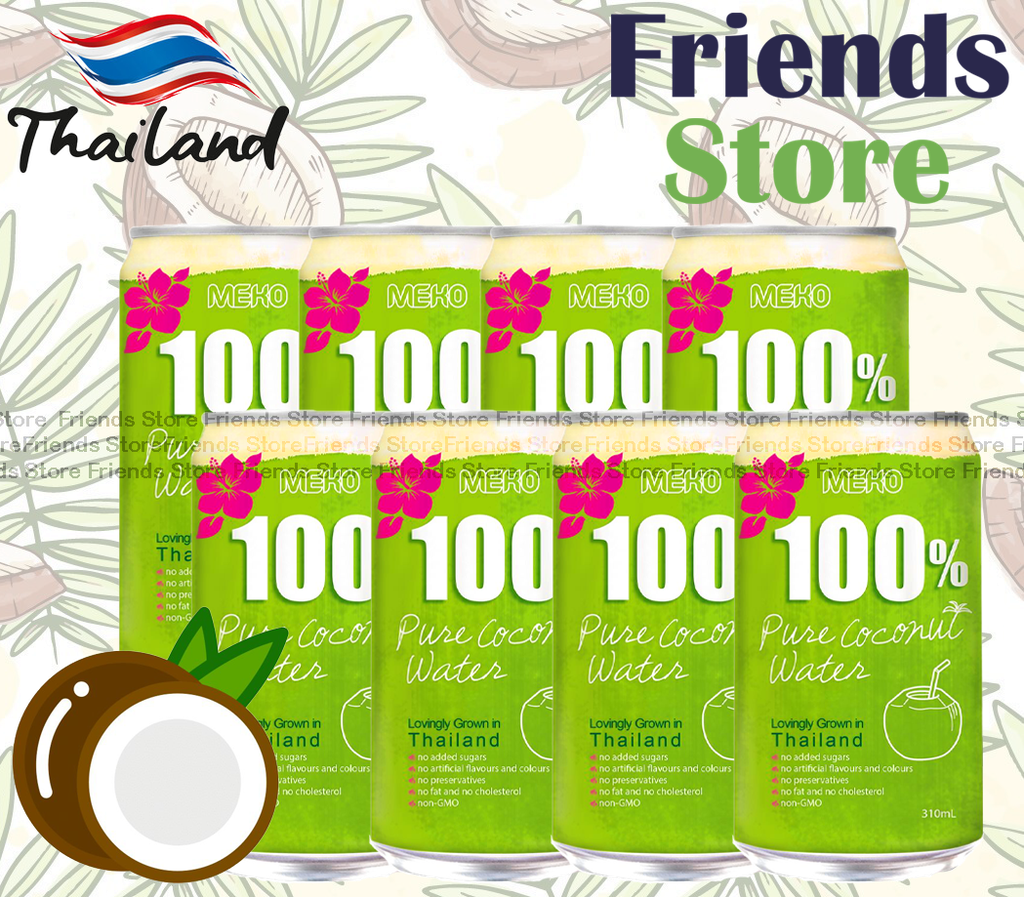 [4000416A] Meko - 罐裝 100% Pure coconut water (綠) (310mlX 8)