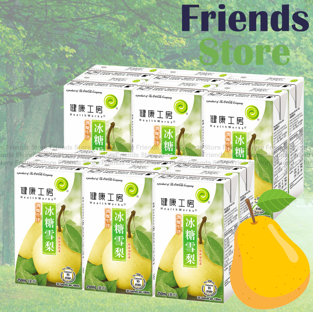 [400299] HealthWorks - 紙包裝-Rock Sugar with pear Drink (250ml X 6 X 2)