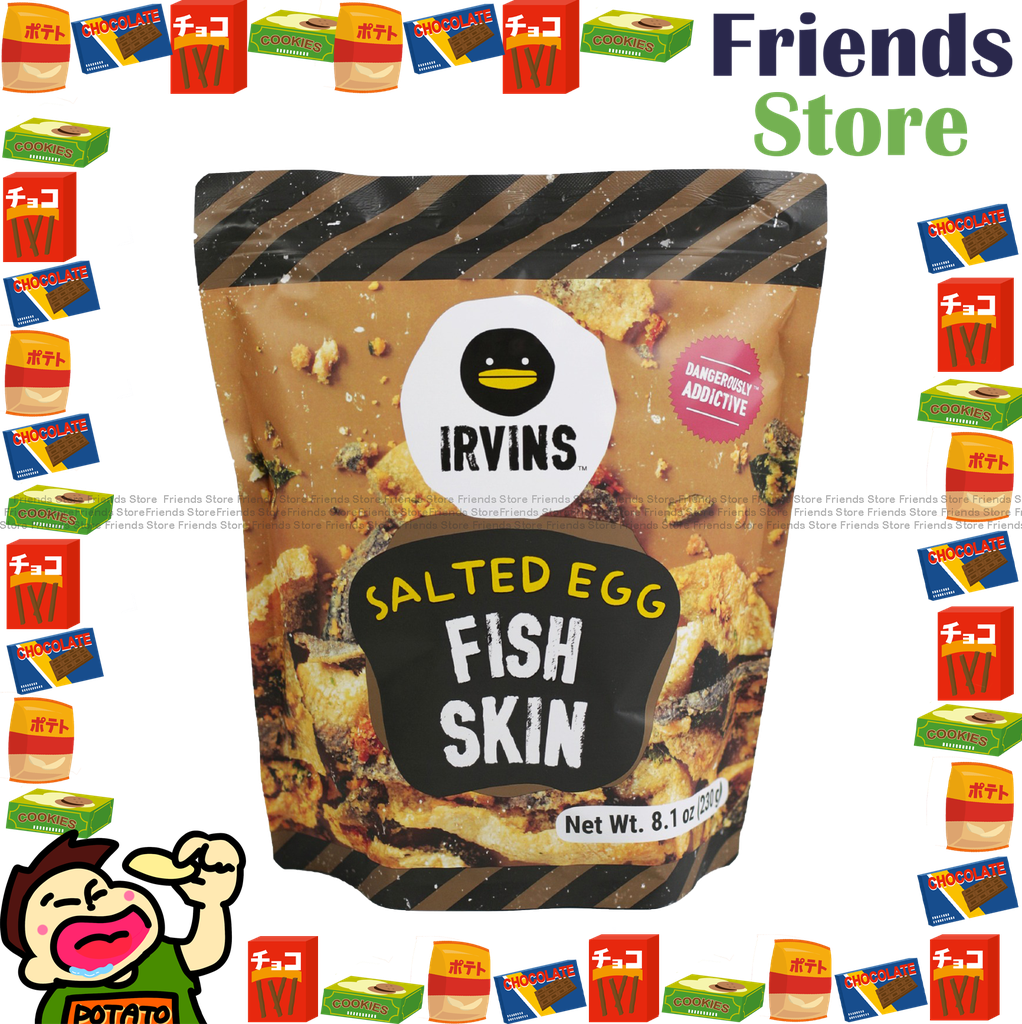 アーヴィンズ - シンガポール産塩卵魚皮スナック（ビッグパック）（210g×1）