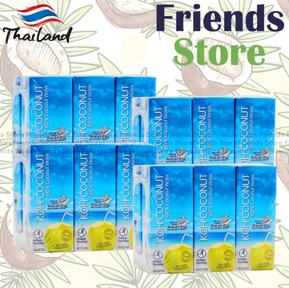 KOH COCONUT - [Full Case]  紙包裝 Coconut Water (250ml X 6 X 4)