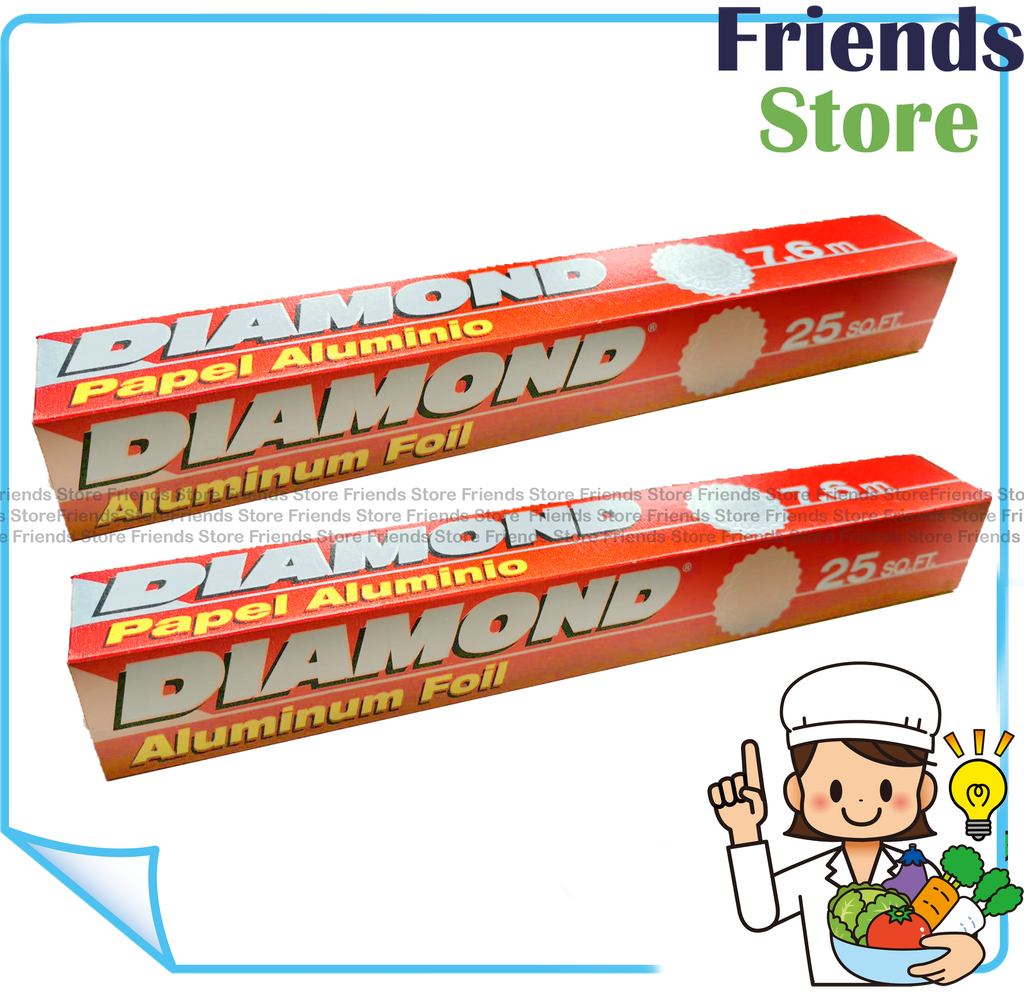DIAMOND - Aluminum Foil  (W30.4m X L7.62m) X 2