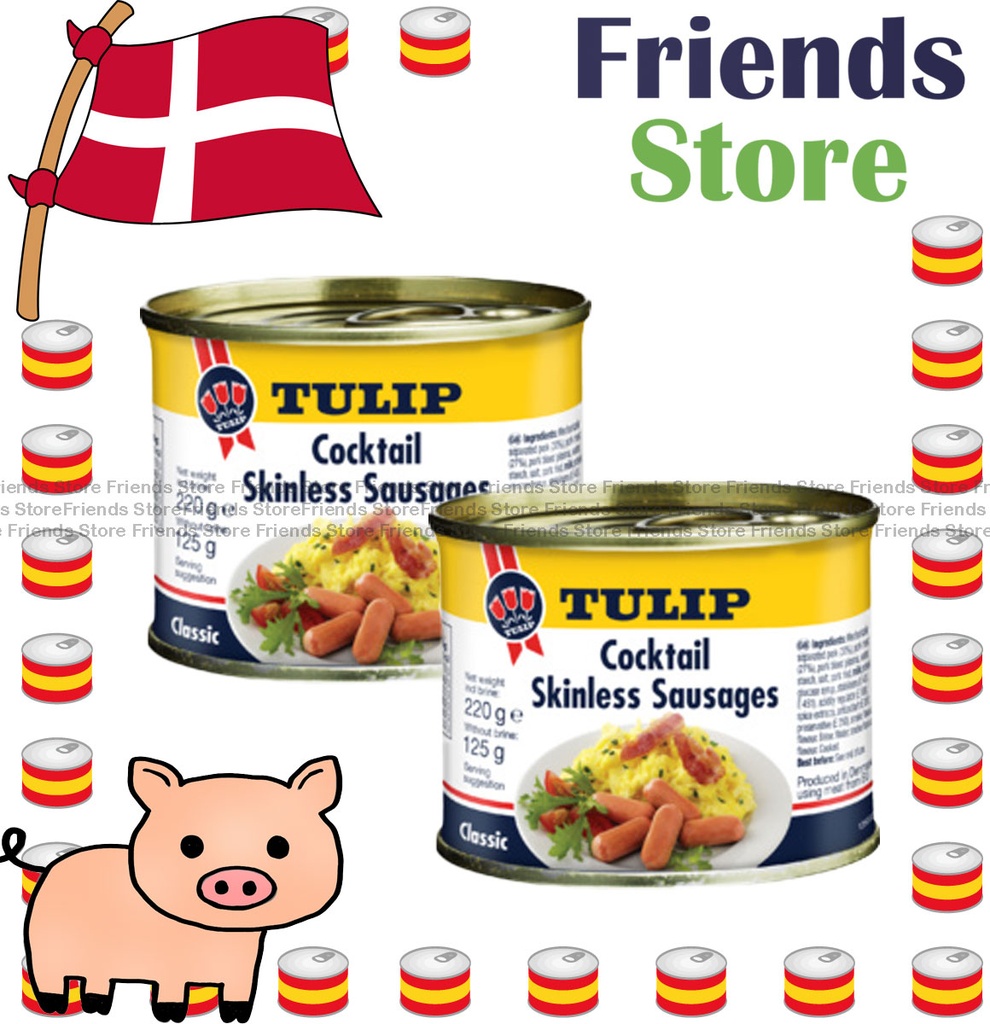 TULIP - (小罐) ไส้กรอกค็อกเทลไร้เปลือก (125 กรัม x 2)