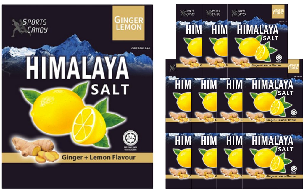 Himalaya - [Full Case] Salt Ginger Lemon Natural Salt Candy (15g X 12)