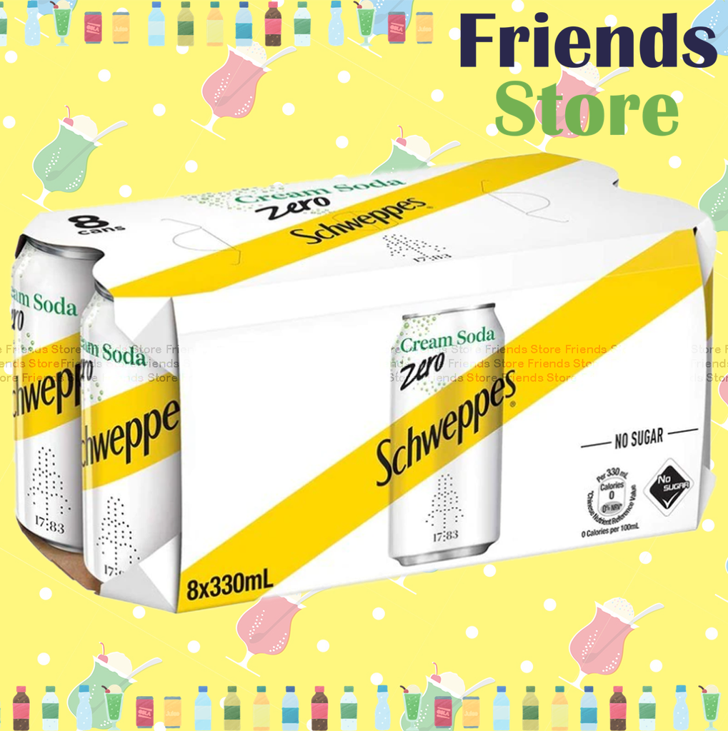 Schweppes - Cream Soda Zero (330ml X 8)