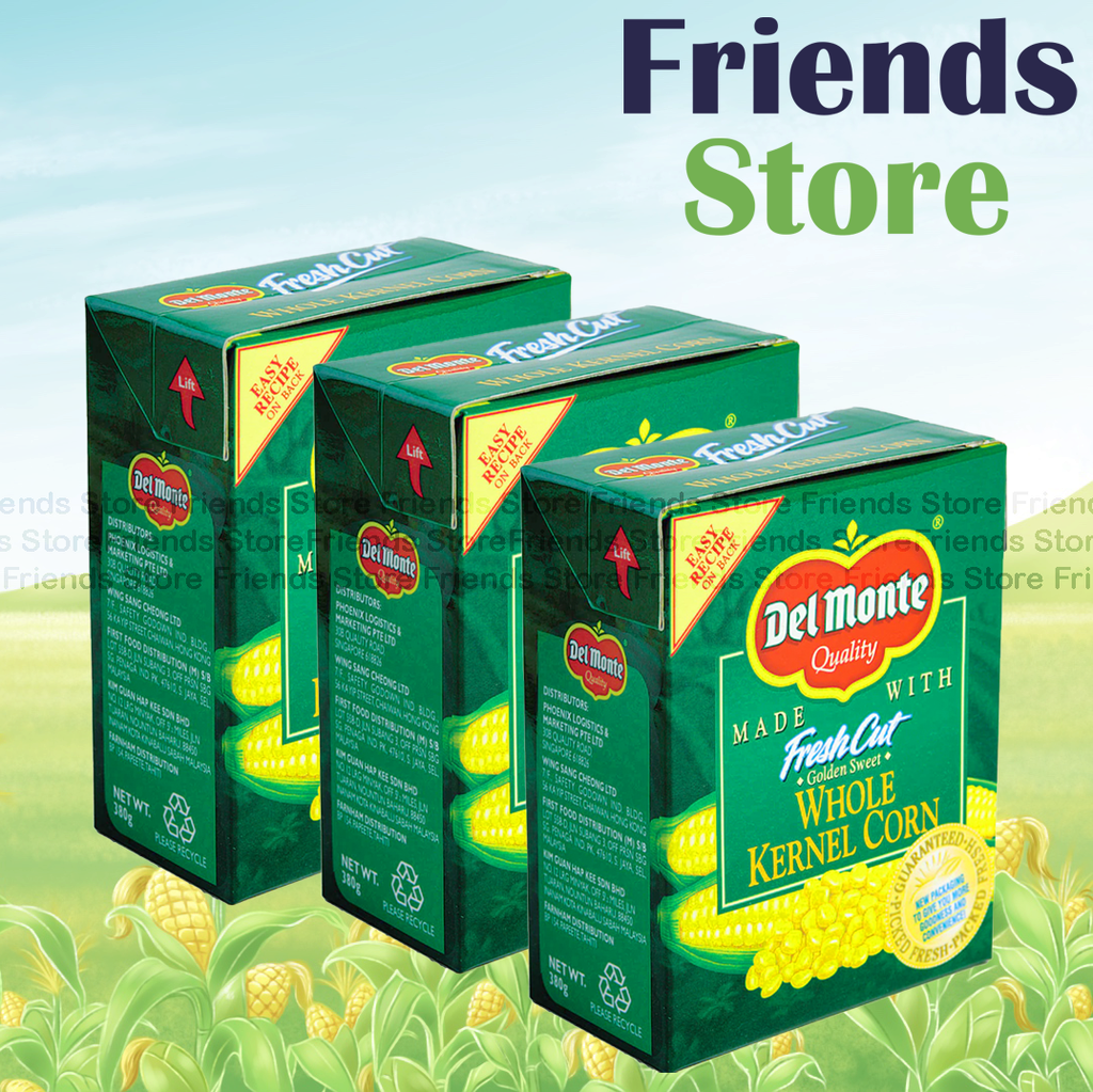 [40007720C] Del Monte - Tetra Pack Kernel Corn (380g X 3) 紙盒裝  粟米粒