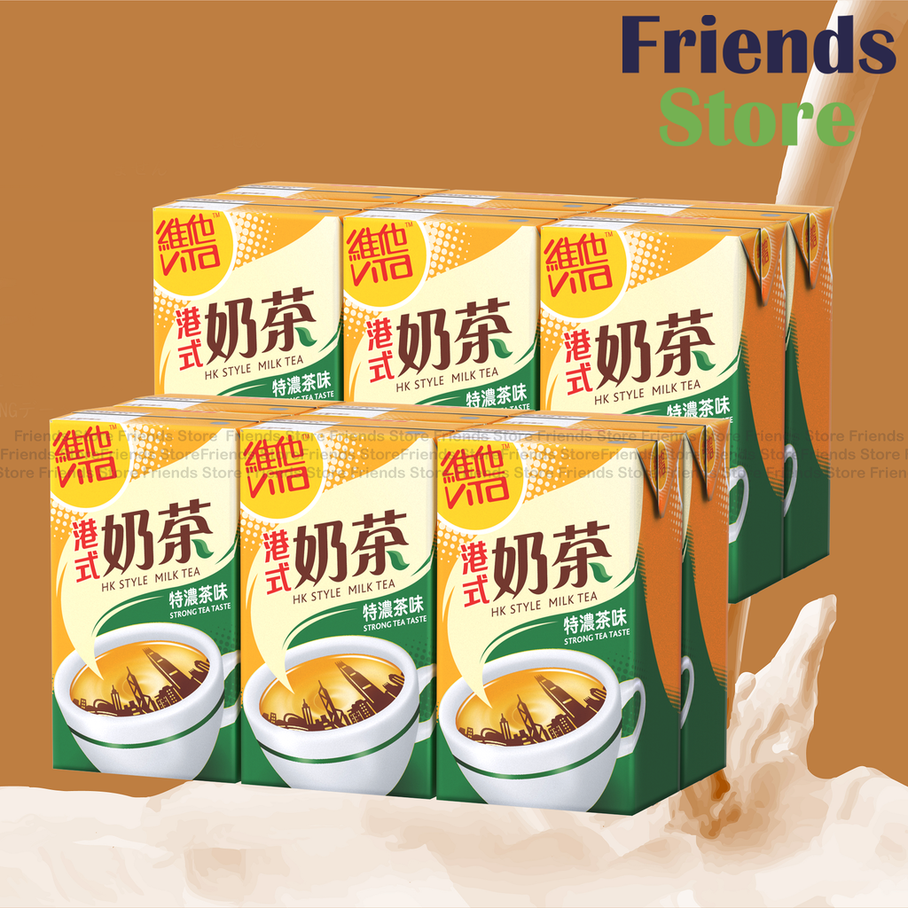 維他 - 紙包裝-(特濃茶味) 港式奶茶 (250毫升X 6 X 2)  
