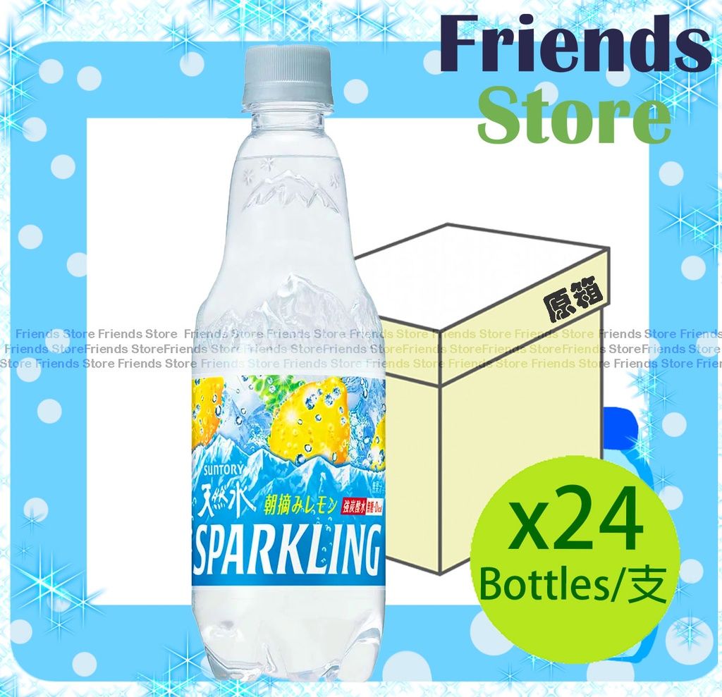 Suntory - [Full Case]Lemon Flavoured Natural Water(500ml X 24)(Parallel Imported Goods)