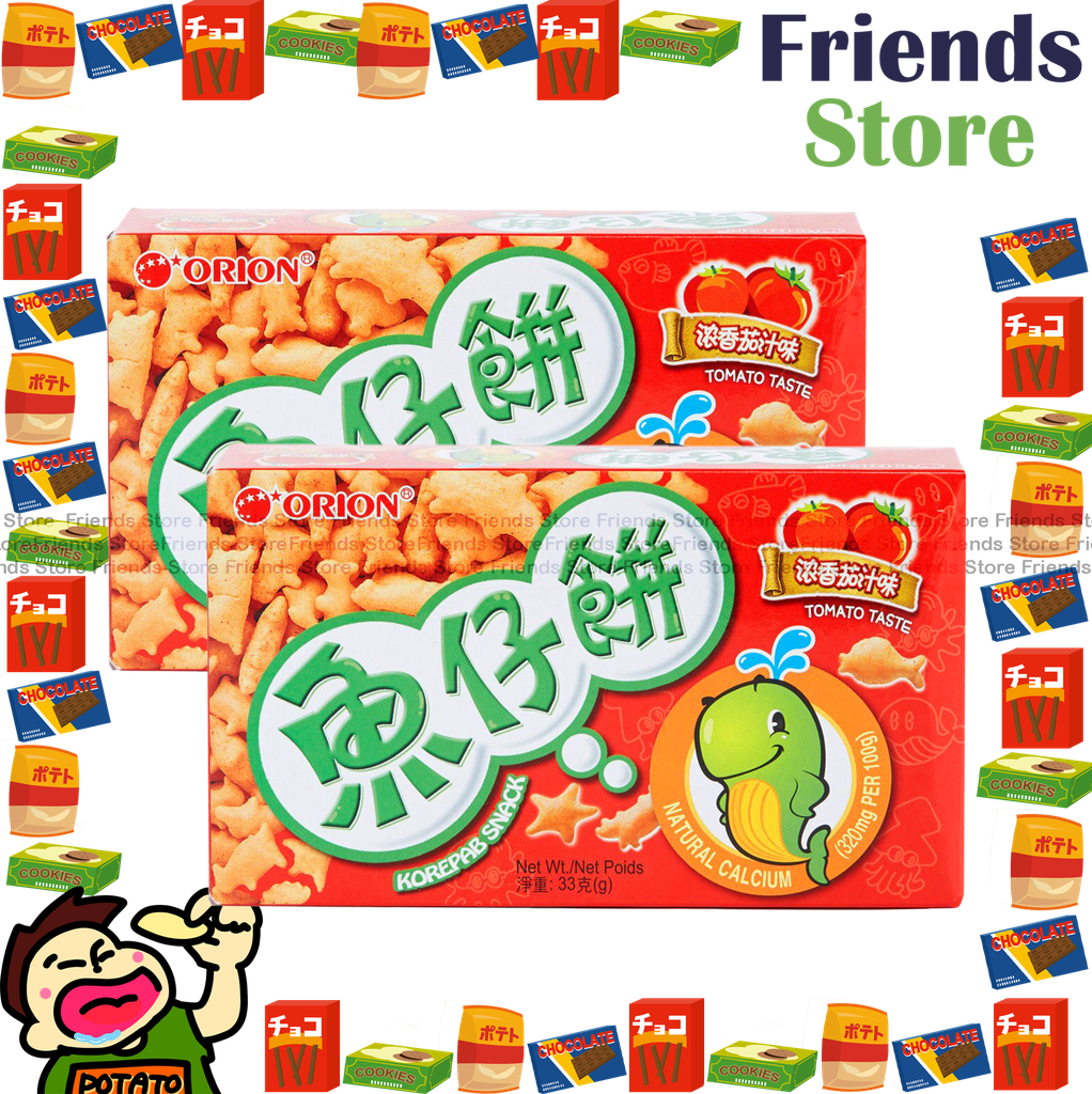 [4007683C] ORION - ขนม Korepab (รสมะเขือเทศ) 33 กรัม x2