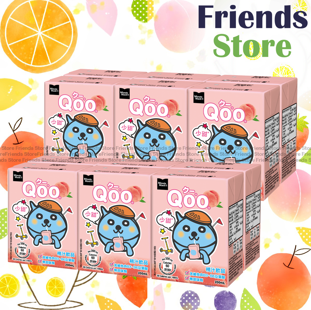 [400187] ミニッツメイド - Qoo ピーチジュース (200ml × 6 x2)