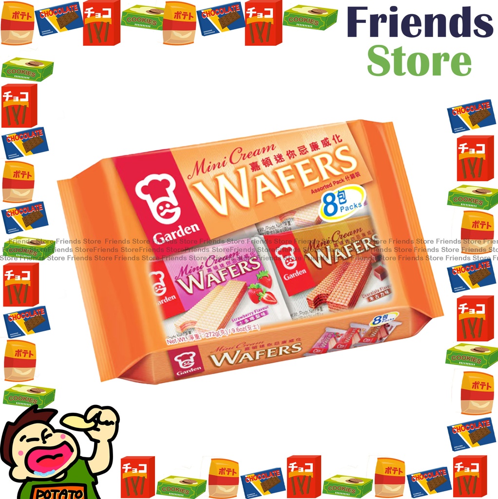 [4007684ZA] Garden - Mini Cream Wafers Assorted Pack 