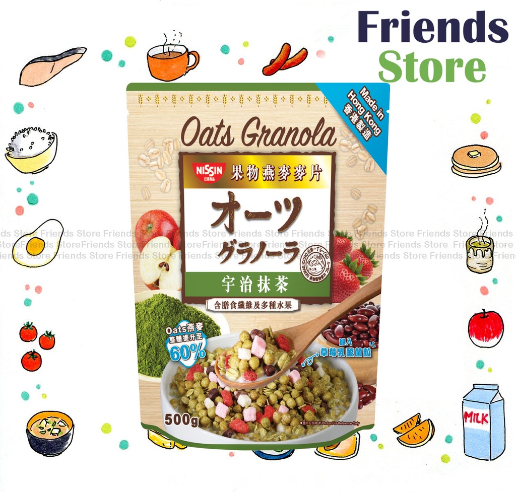 日清 - オートミールシリアル 宇治抹茶味 (500g)