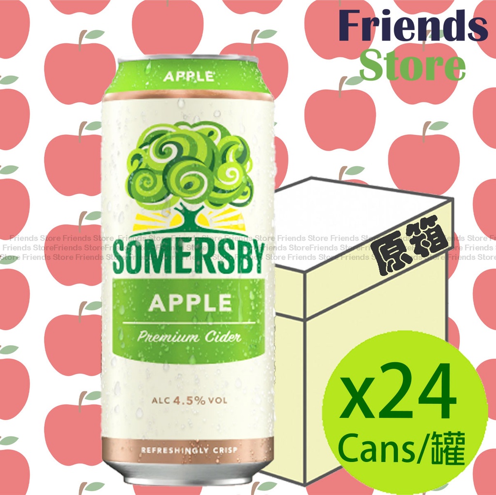 SOMERSBY - [原箱]  巨罐裝 蘋果酒 (500毫升 x 24)  包裝隨機發放